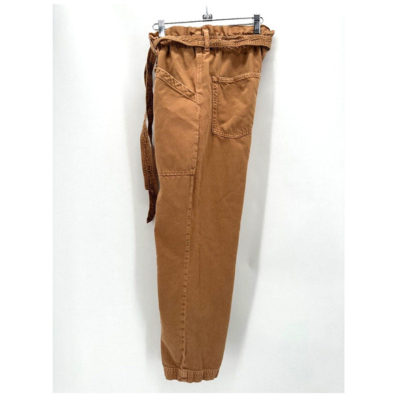 Etica Wade Relaxed Trouser Pants Brown Size S Preppy Sustainable Boho Capsule - Picture 8 of 11